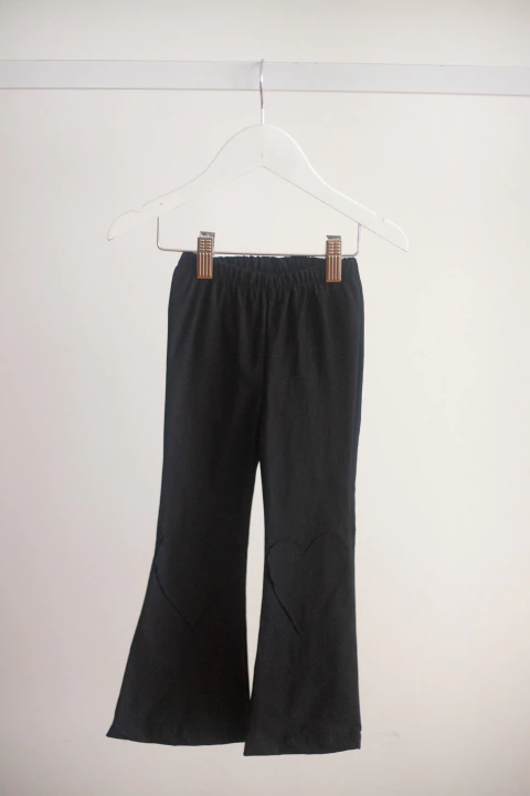 Calza Bengalina Negra Con Parche - comprar online
