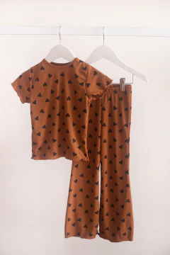 Conjunto Morley Corazones Chocolate