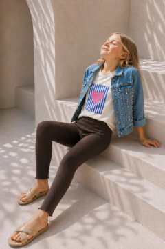 Campera de Jean Perlas en internet