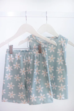 Set Lycra Musculosa + Biker Verde en internet