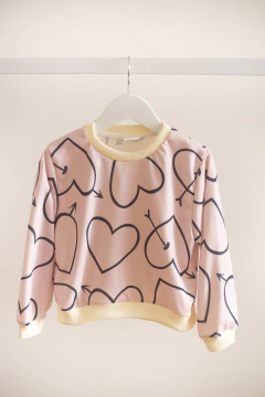 Imagen de Combo 3 Buzos Rustico (Love, Petalos, Flores Pasteles)