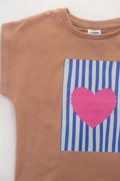 Remera Latte Corazon - CHIRIN