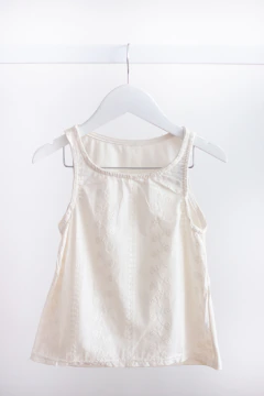 Musculosa Broderi Natural