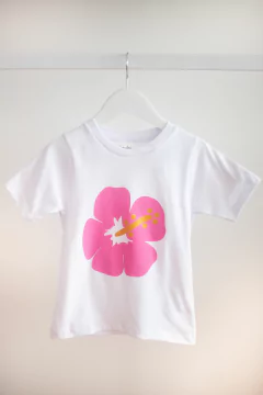 Remera Flor Rosa