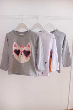 Combo x 3 Remeras ML (Cat Love, Style y King) en internet