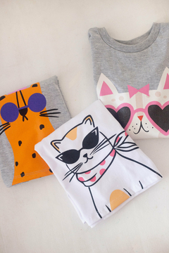 Combo x 3 Remeras ML (Cat Love, Style y King) - comprar online