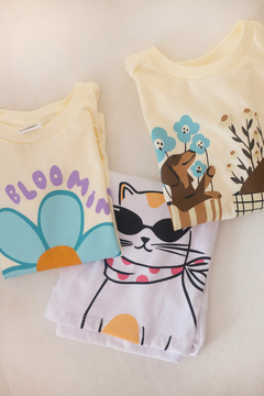 Combo x 3 Remeras ML (Bloomin, Style y Cute Dog) - comprar online