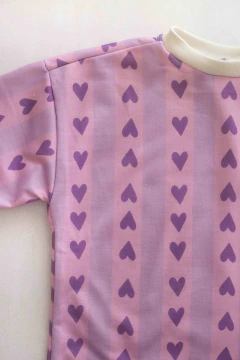 Remeron Rustico Corazón Rayado en internet
