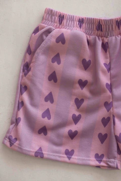 Conjunto Remeron y Short Rustico Corazón