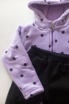 Conjunto Camperita Lila + Bostón Negro - comprar online