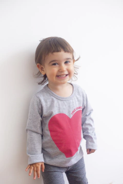 Remera Manga Larga Corazón - comprar online