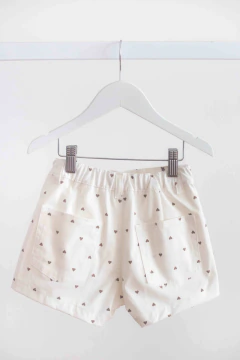 Short Pollera Cruzado Corazoncitos - CHIRIN