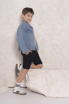 Bermuda Gabardina Azul - comprar online