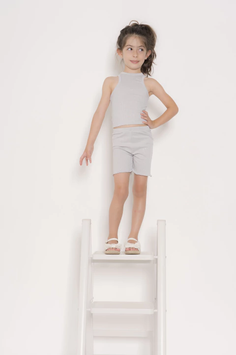 Conjunto Bali Glitter Gris - comprar online