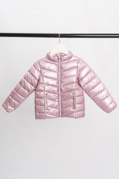 Campera Metalizada Rosa