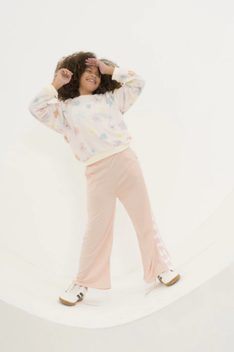 Buzo Rustico Flores Pasteles - comprar online