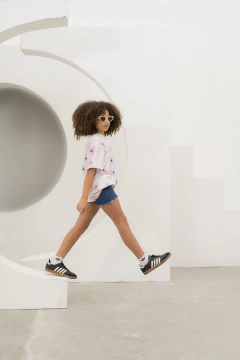 Short de Jean Azul - comprar online