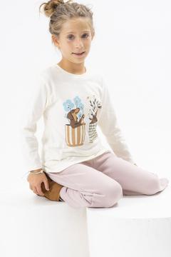 Remera Manga Larga Cute Dog en internet