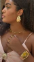 CHOKER ONDULADA BANHADA A OURO 18K - MAYFRAGASTORE