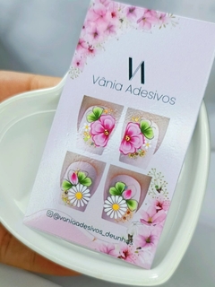 Flores púrpura com glitter - comprar online