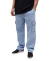Calça Reta Cargo Jeans