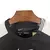 Detalhe da gola da camisa masculina Corinthians II 25/26 preta da Nike, mostrando a etiqueta interna com tecnologia Dri-Fit