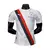 Camisa masculina Manchester City II 25/26 branca com faixa diagonal preta e vermelha, logo Puma e escudo do time