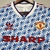 Imagem do Camisa Manchester United Away Retrô 91/93 Torcedor Adidas Masculina - Azul e Branco