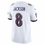 camisa-nfl-baltimore-ravens-lamar-jackson-8-nike-limited-jersey-branca