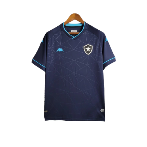 Camisa Botafogo lll Retrô 21/22 Torcedor Masculina - Preta com detalhes Azul