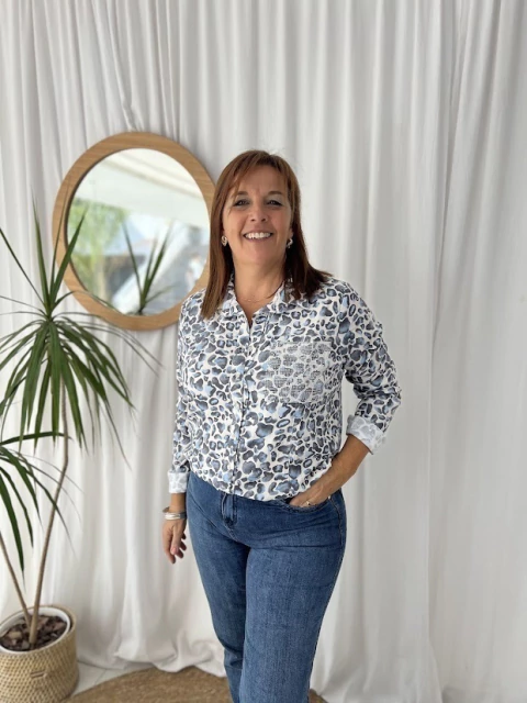 CAMISA LENNON CELESTE - comprar online