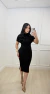 Vestido de tricô manga curta Joyce na internet