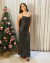 Vestido longo Aplicaçao Charme na internet