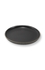 PLATO PLAYO FIORE NEGRO CON BORDE BEIGE - tienda online