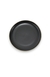 Imagen de PLATO PLAYO FIORE NEGRO CON BORDE BEIGE