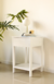 MESA DE LUZ BONN BLANCA - comprar online