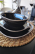 PLATO POSTRE SIENA NEGRO - comprar online
