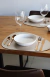 PLATO HONDO CAPRI BLANCO CON BORDE NATURAL - comprar online