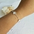 Pulseira trevo inspiração multi madre perola - loja online