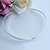 Choker reta lisa bico