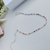 Pulseira fina zircônias coloridas - comprar online