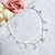Choker multi zircônias redonda