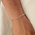 Pulseira masculina elos ovais arredondados