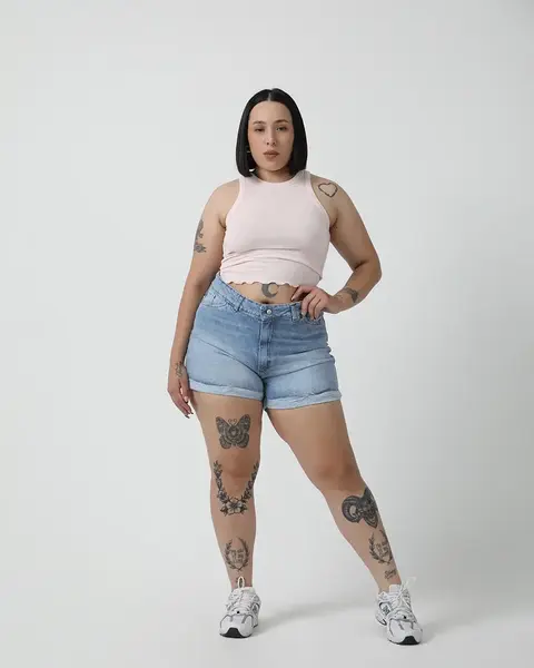 Shorts Cinna con ruedo