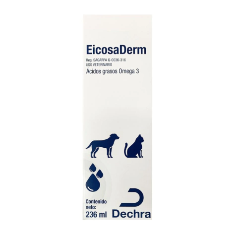 Eicosaderm 237 ml Suplemento para la Salud de la Piel y el Pelaje de Perros y Gatos