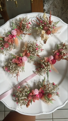 Corsage Flores desidratadas na internet