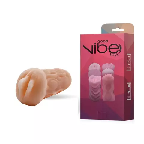 MASTURBADOR FORMATO DE VAGINA CYBERSKIN COM TEXTURAS