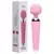 MASSAGEADOR VIBRADOR MINI 10 FUNÇÕES RECARREGÁVEL USB ROSA CLARO