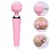 MASSAGEADOR VIBRADOR MINI 10 FUNÇÕES RECARREGÁVEL USB ROSA CLARO - comprar online