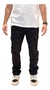 Pantalon Cargo de Gabardina (Negro) - Cortez